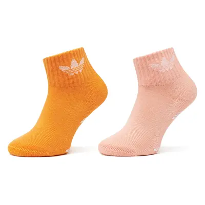 Sada 2 párů dětských vysokých ponožek adidas Anti-Slip JC8540 Barevná