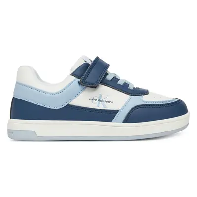 Sneakersy Calvin Klein Jeans Low Cut Lace-Up/ Velcro Sneaker V1X9-82078-1355 S Modrá