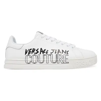 Sneakersy Versace Jeans Couture 78YA3SKC Bílá