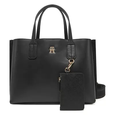 Kabelka Tommy Hilfiger Th Distinct Mini Tote AW0AW17192 Černá