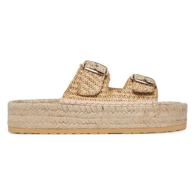 Espadrilky LOVE MOSCHINO JA28393G0MJQ0107 Béžová