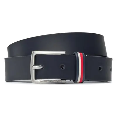 Dětský pásek Tommy Hilfiger Leather Belt AU0AU01741 Tmavomodrá