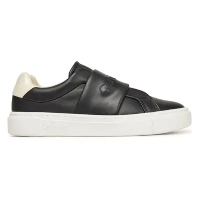 Sneakersy Calvin Klein Cupsole Slip On - He Nappa HW0HW02471 Černá