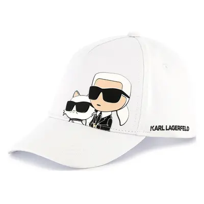 Kšiltovka KARL LAGERFELD Z30393 Bílá