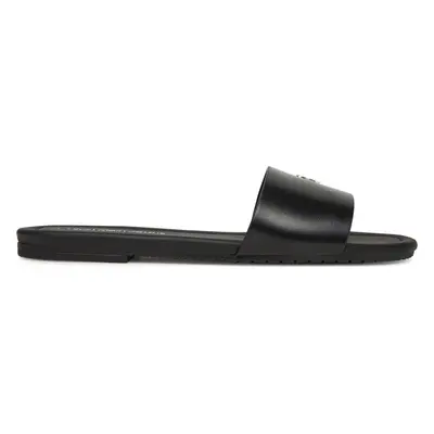 Nazouváky Calvin Klein Jeans Flat Sandal Slide Mg YW0YW01697 Černá