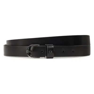 Dámský pásek Calvin Klein Ck Metal Loop Round Buckle 2.5 K60K613147 Černá