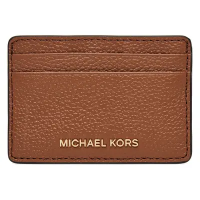 Pouzdro na kreditní karty MICHAEL Michael Kors 32F7GF6D0L Hnědá