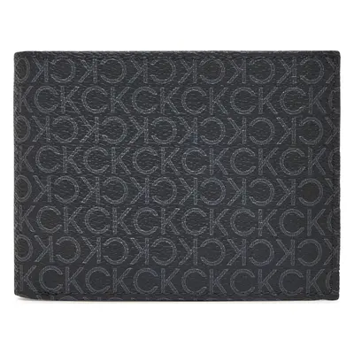 Pánská peněženka Calvin Klein Classic Mono Trifold 10Cc W/Coin K50K512855 Černá