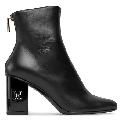 Polokozačky Max Mara Damierbootie 23479625336 Černá