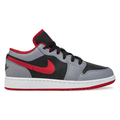 Sneakersy Nike Air Jordan 1 Low (GS) 553560 060 Černá