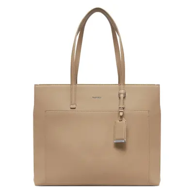 Kabelka Calvin Klein Ck Must Medium Shopper W/Pocket K60K613019 Béžová