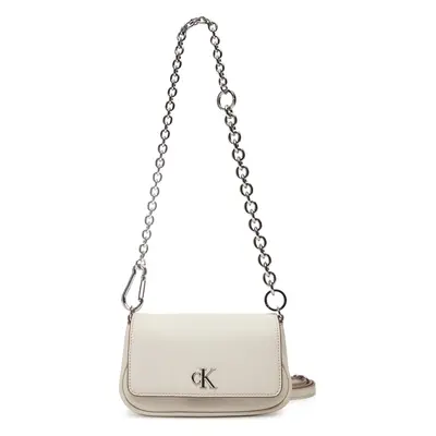 Kabelka Calvin Klein Jeans Minimal Monogram Shoulder Bag20 LV04K3134G Écru