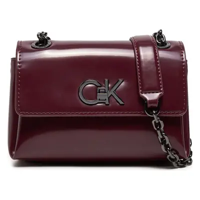 Kabelka Calvin Klein Re-Lock Sm Shoulder K60K612558 Bordó