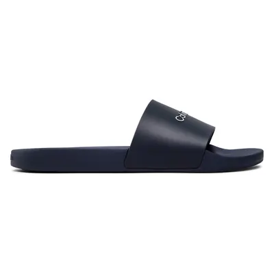 Nazouváky Calvin Klein Jeans Pool Slide HM0HM00455 Tmavomodrá