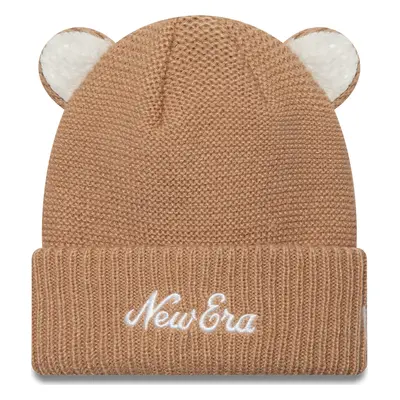 Čepice New Era Teddy Bear Ears Cuff Knit Beanie 60580864 Hnědá