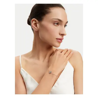 Náramek Guess Lovely Guess JUBB03 036JW Stříbrné rhodiování