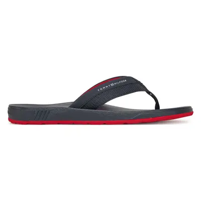 Žabky Tommy Hilfiger Molded Hilfiger Beach Sandal FM0FM05361 Tmavomodrá