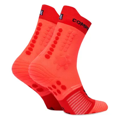 Klasické ponožky Unisex Compressport Pro Racing Socks v4.0 Trail XU00048B Červená