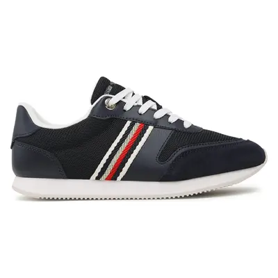 Sneakersy Tommy Hilfiger Essential Runner FW0FW07163 Tmavomodrá