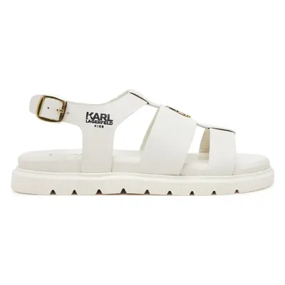 Sandály Karl Lagerfeld Kids Z30372 S Écru