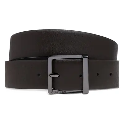 Pánský pásek Calvin Klein Sleek Square Tex 35Mm K50K512837 Hnědá