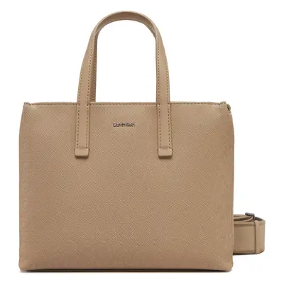 Kabelka Calvin Klein Ck Must Small Tote_Mono K60K613023 Hnědá