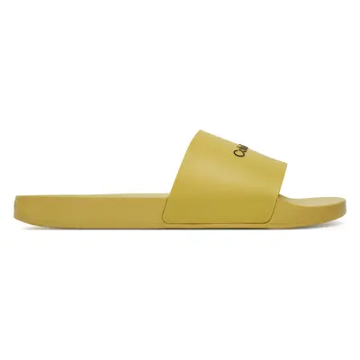 Nazouváky Calvin Klein Pool Slide Rubber HM0HM00455 Zelená