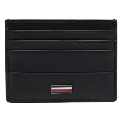 Pouzdro na kreditní karty Tommy Hilfiger Th Corp Cc Holder AM0AM13243 Černá