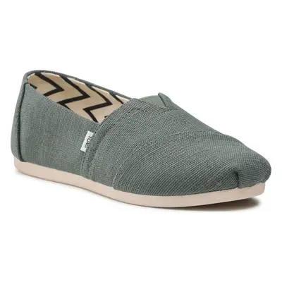 Polobotky Toms Alpargata 10017719 Zelená