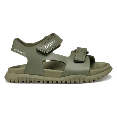 Sandály Geox J Fusbetto Bo J45HMA 000BC C3009 S Khaki