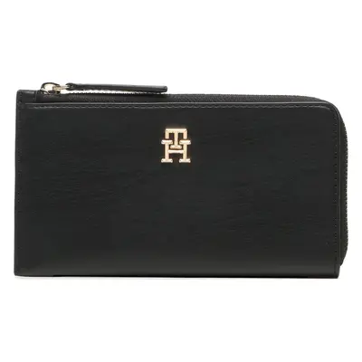 Velká dámská peněženka Tommy Hilfiger Th Feminine Large Slim Wallet AW0AW14890 Černá