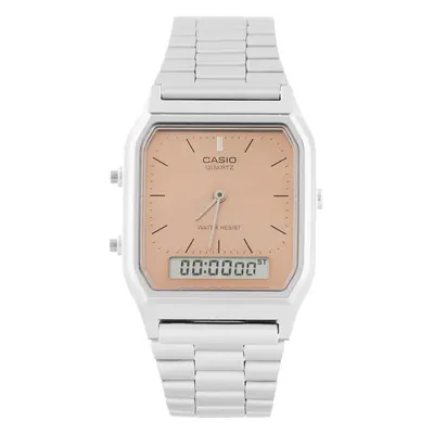 Hodinky Casio Vintage AQ-230A-4AMQYES Stříbrná