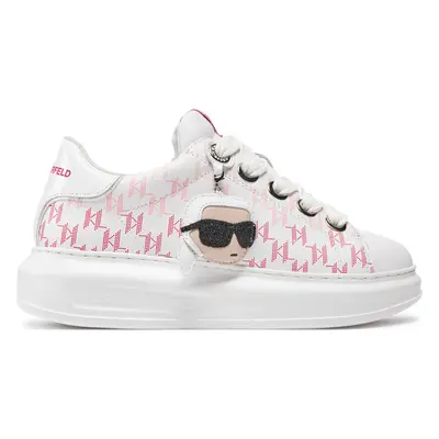 Sneakersy KARL LAGERFELD KL62576L Bílá