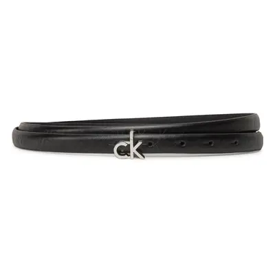 Dámský pásek Calvin Klein Ck Buckle Skinny Belt 1.5_Mono K60K612933 Černá