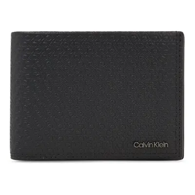 Pánská peněženka Calvin Klein Minimalism Trifold 10Cc W/Coin K50K510902 Černá