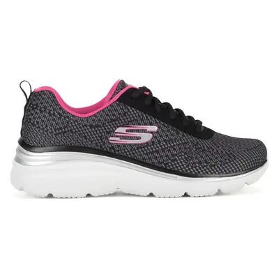 Sneakersy Skechers FASHION FIT - BOLD BOUNDARIES 12719 BKHP Černá