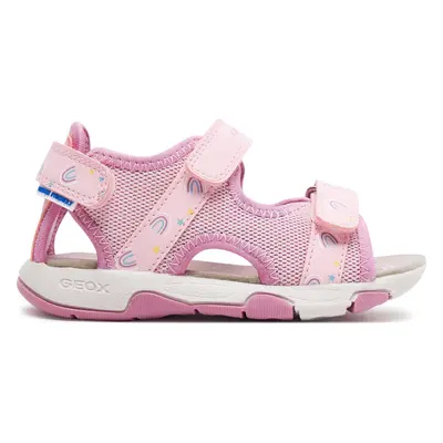 Sandály Geox B Sandal Multy Girl B450DA 0ASCE C8099 S Růžová