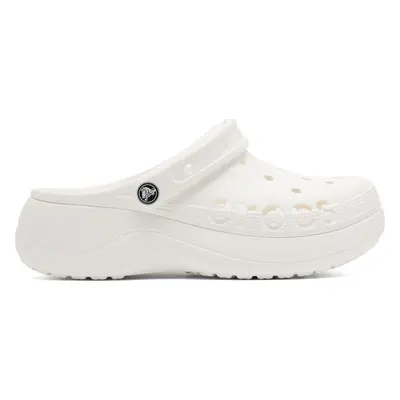 Nazouváky Crocs BAYA PLATFORM CLOG 208186-100 Bílá