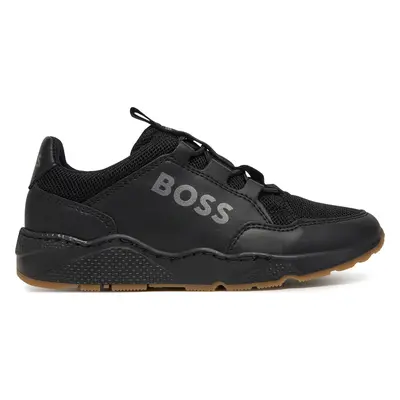 Sneakersy BOSS J51648 M Černá