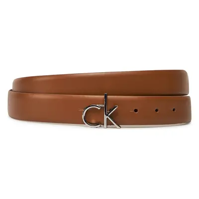 Dámský pásek Calvin Klein Ck Buckle Belt 3.0_Smooth K60K613156 Hnědá