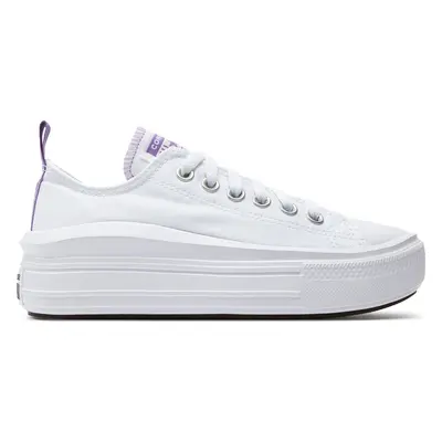 Plátěnky Converse Chuck Taylor All Star Move Color Pop Platform 271717C Bílá