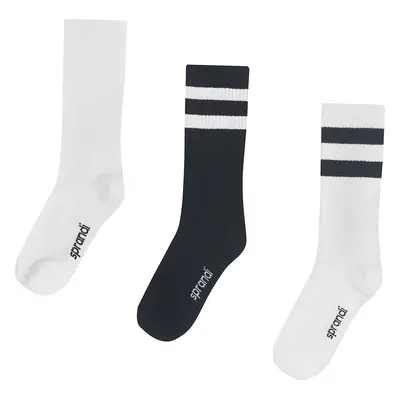 Sada 3 párů vysokých ponožek unisex Sprandi 0UB-002-AW23 (3-pack) Černá