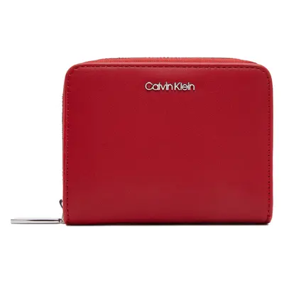 Malá dámská peněženka Calvin Klein Ck Must Medium Zip Around Wallet K60K611937 Červená