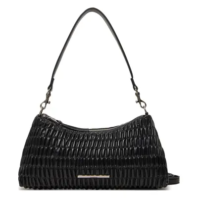 Kabelka Calvin Klein Jeans Ruched Layla Shoulder Bag LV04K3088G Černá