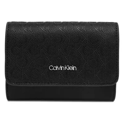 Malá dámská peněženka Calvin Klein Ck Must Small Trifold_Mono K60K612939 Černá