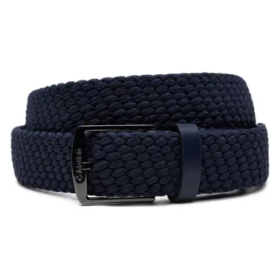 Pánský pásek Calvin Klein Ck Casual Elastic Braided 35Mm K50K512839 Tmavomodrá