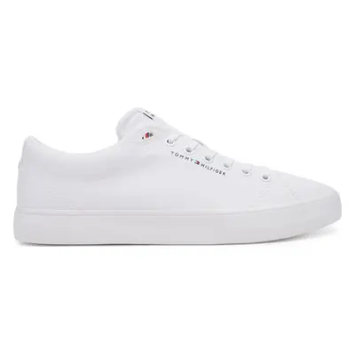 Tenisky Tommy Hilfiger Th Hi Vulc Low Core Canvas FM0FM05396 Bílá