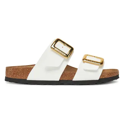 Nazouváky Birkenstock Sydney Cushion Buckle 1029438 Bílá