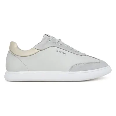 Sneakersy Calvin Klein Cupsole Lace Up - Lth Sue Mix HW0HW02435 Šedá