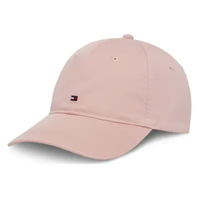 Kšiltovka Tommy Hilfiger Essential Flag Soft Cap AW0AW17131 Růžová